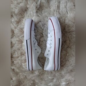 White sneakers never worn